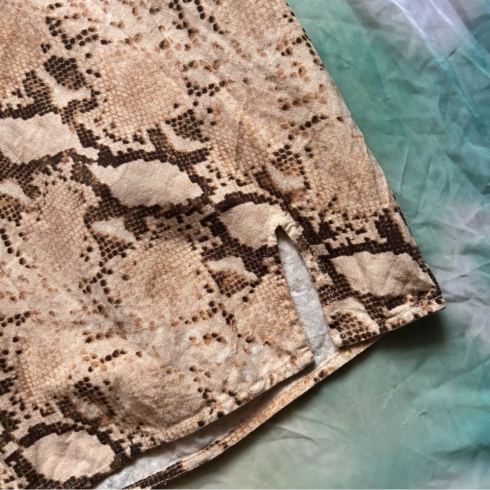 Revolve Indah Desert Python Mini Dress - image 7